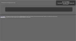 Desktop Screenshot of koslarer-ziegenhof.de